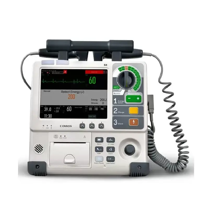 DESFIBRILADOR BIFASICO S8 ESTANDAR MONITOR ECG DEA MARCAPASOS COMEN