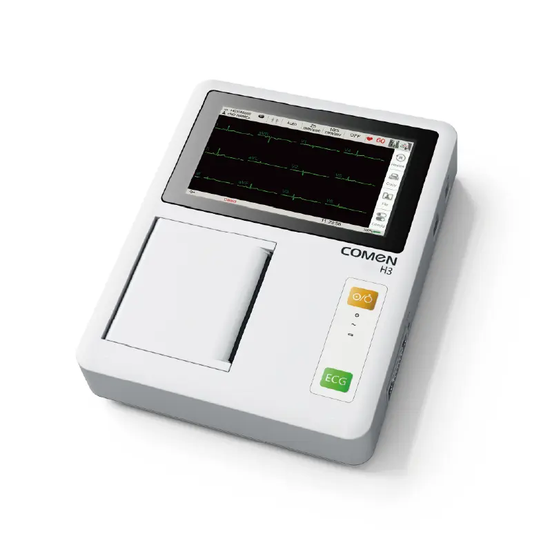 ELECTROCARDIOGRAFO 3 CANALES H3 PANTALLA TACTIL COMEN