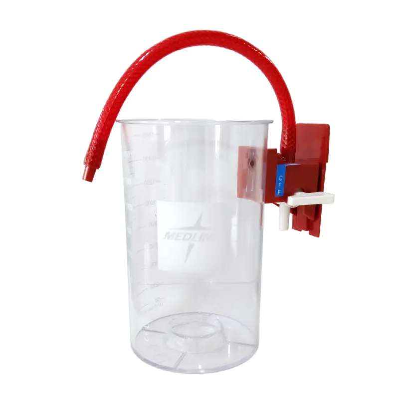 RECIPIENTE EXTERNO PARA BOLSA DE ASPIRACIÓN BLANDA 1500 CM3 MEDLINE