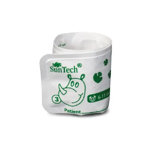 [98-0400-97] BRAZALETE NEONATAL DESCARTABLE 1 VÍA CONECTOR BAYONETA #3 SUNTECH